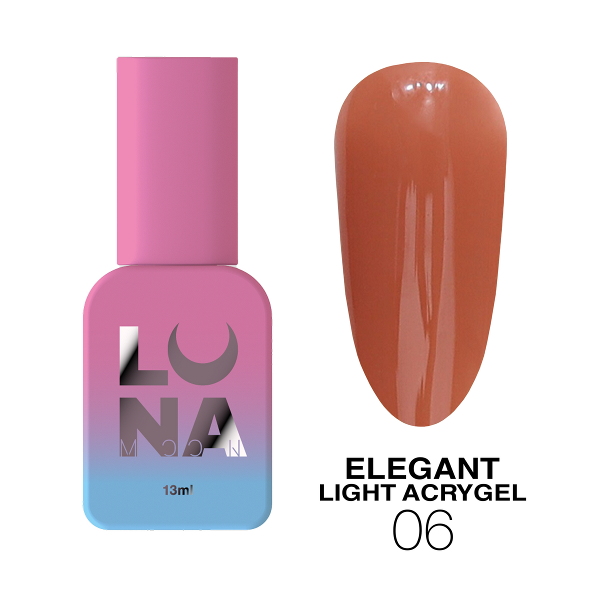 Lunamoon Elegant Light Acrygel 06 13ml — zdjęcie produktu 1
