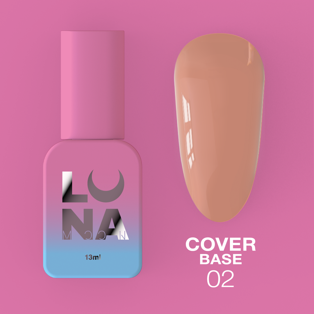 Lunamoon Cover Base 02 13ml — zdjęcie produktu 1