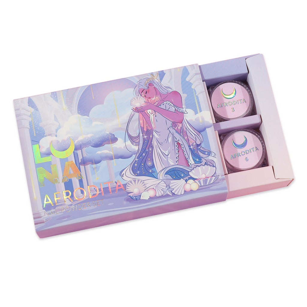 Lunamoon Afrodita Nail Powder Set 6pcs — zdjęcie produktu 1