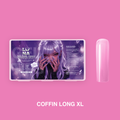 LunaMoon Tipsy żelowe Coffin Long XL – 240 szt.