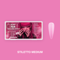 LunaMoon Tipsy żelowe Stiletto Medium – 240 szt.